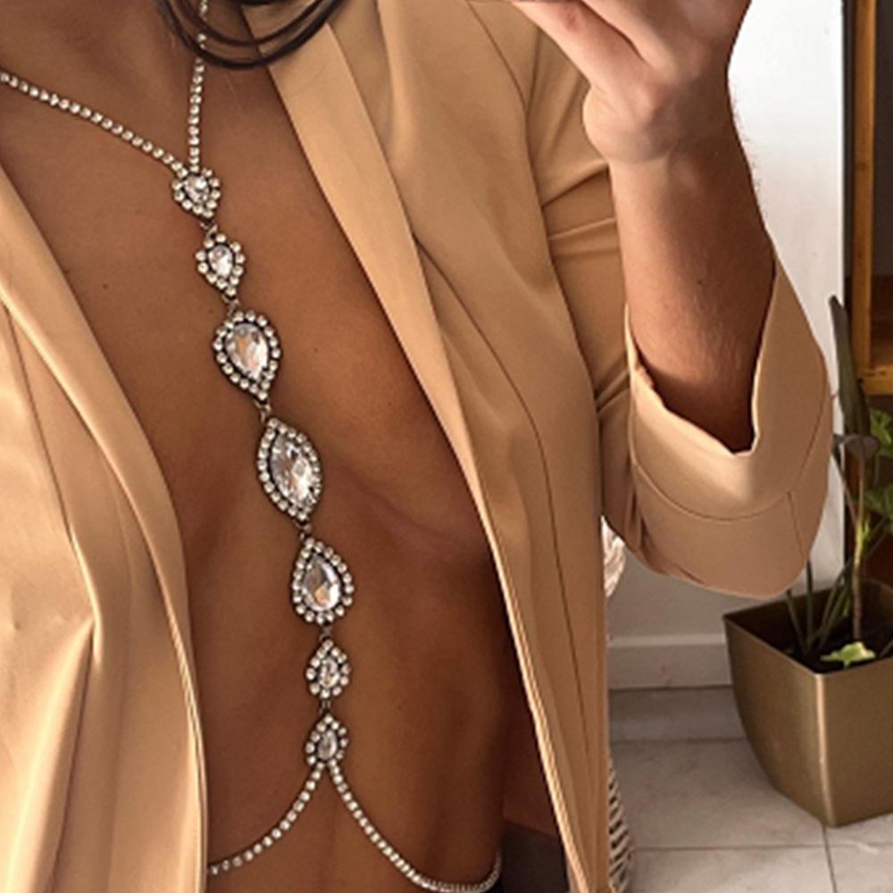 Women Accessories Dropshipping - Fashion Sexy Water Drop Necklace Chest