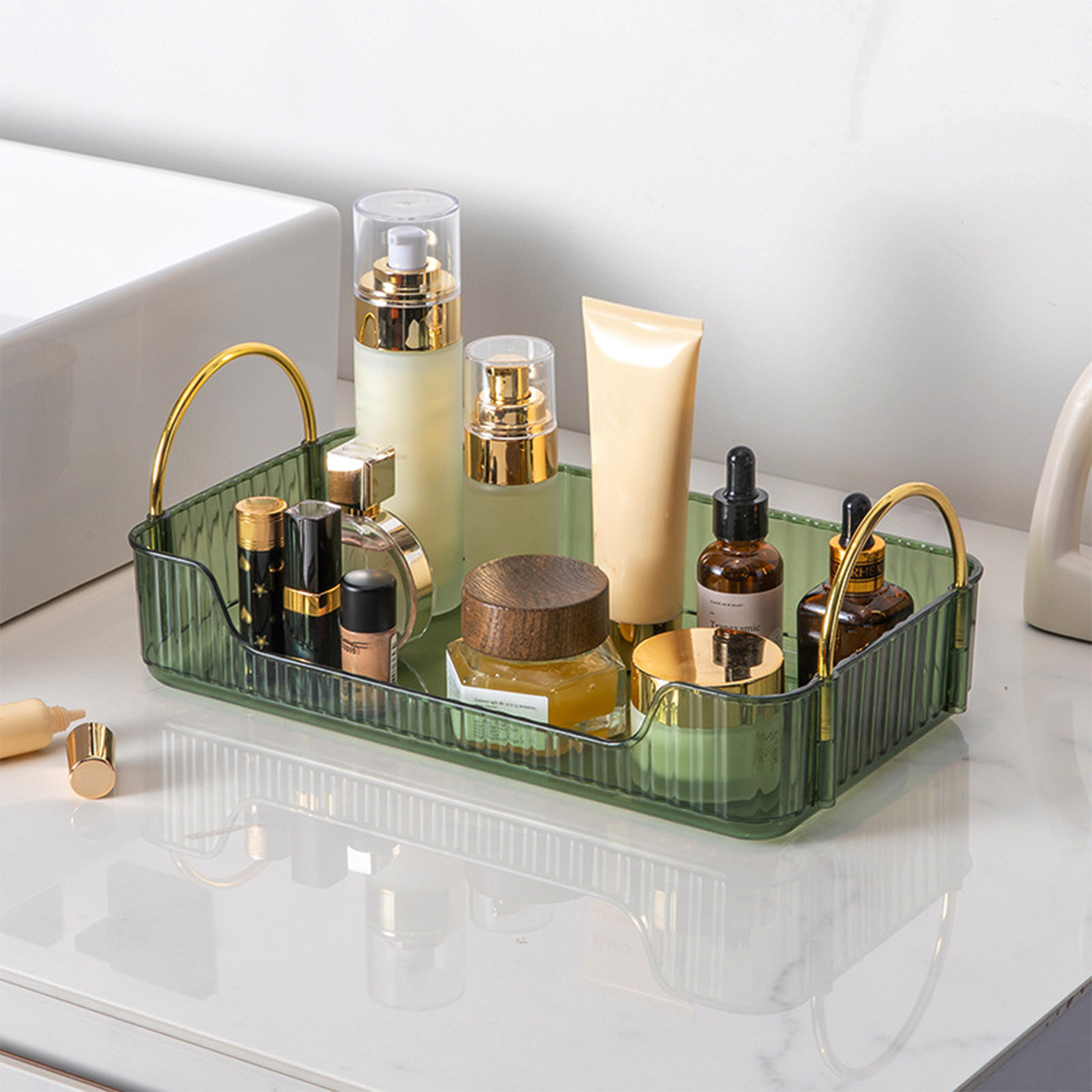 Women Accessories Organizer - Bathroom Organizer Rack Light Luxury Acrylic