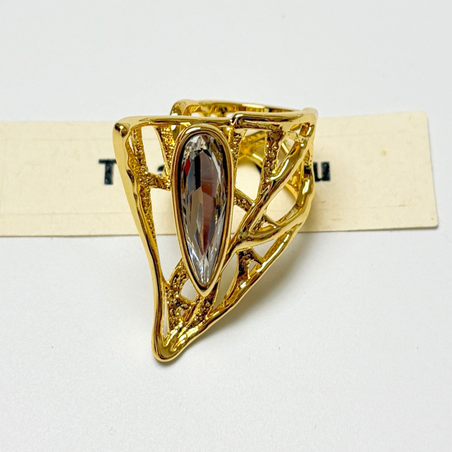 Women'S Accessories In The 80S - Vintage 80s Hollow Vines Teardrop Open