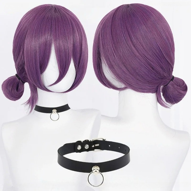 Women Accessories Wholesale - Anime Reze Cosplay Wig 45cm Purple