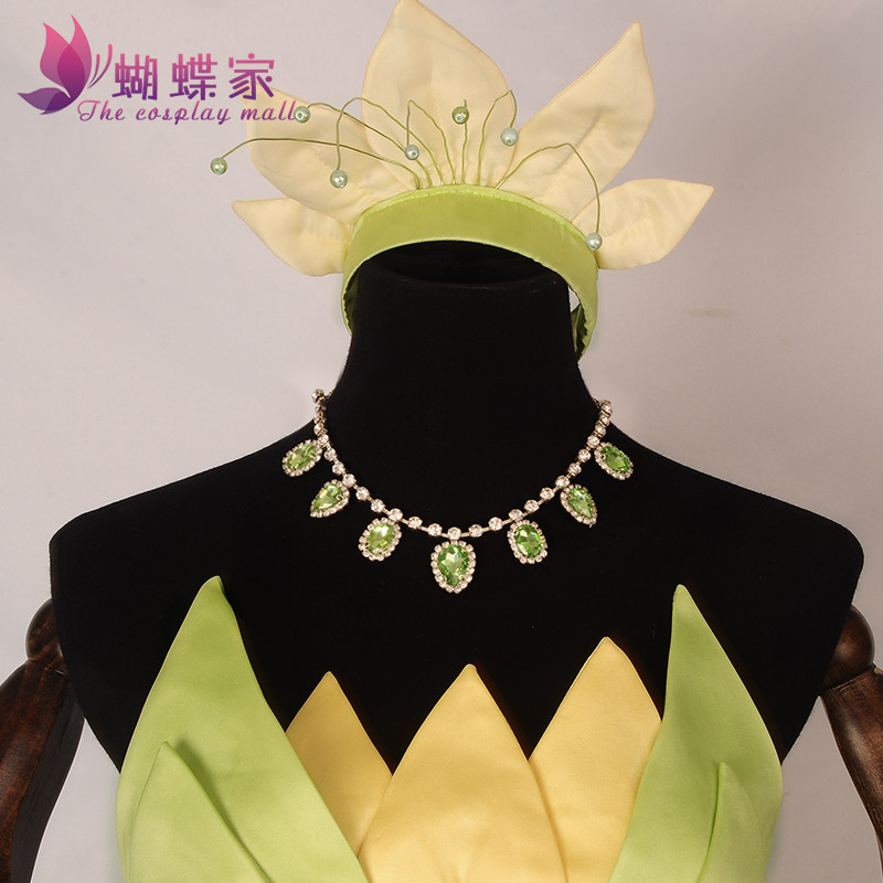 Princess Tiana Dress Cosplay C - Women Accessories Wholesale recension och pris