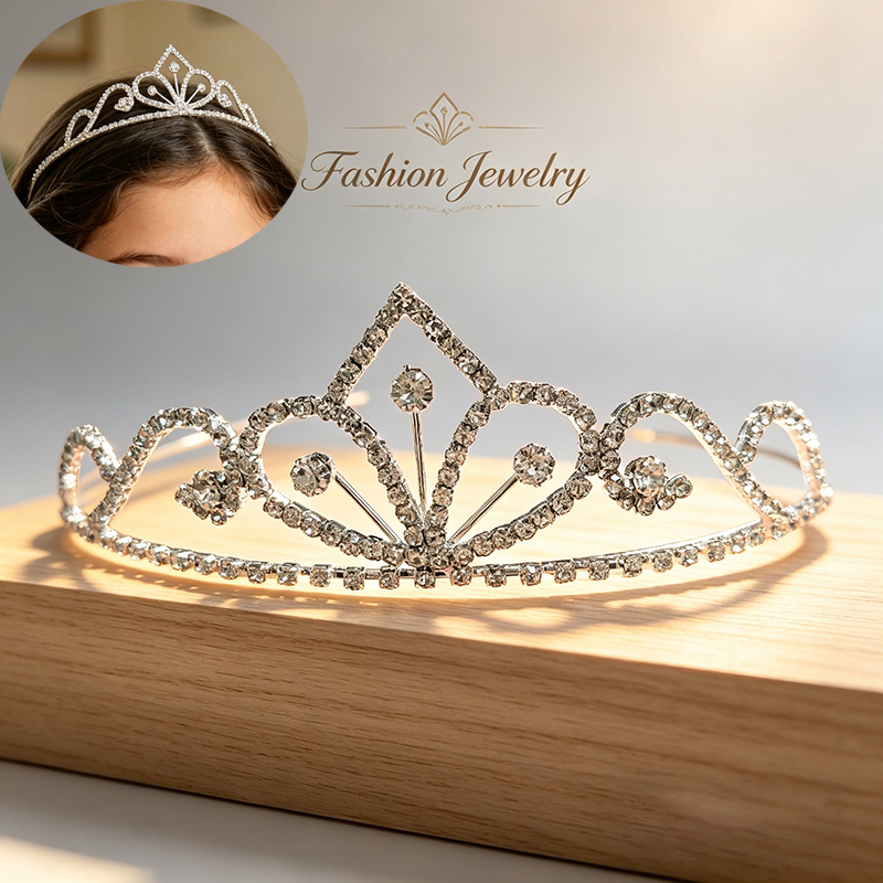 Silver Color Rhinestone Bridal - Women Accessories Wholesale recension och pris
