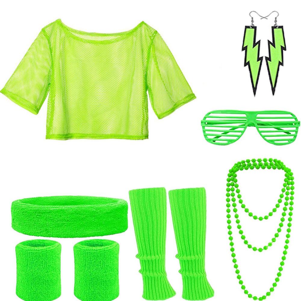 80S Disco Party Outfit Set for - Women'S Accessories In The 80S recension och pris