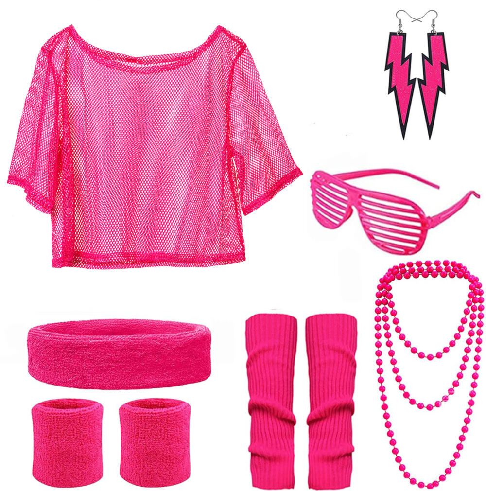 80S Disco Party Outfit Set for - Women'S Accessories In The 80S recension och pris