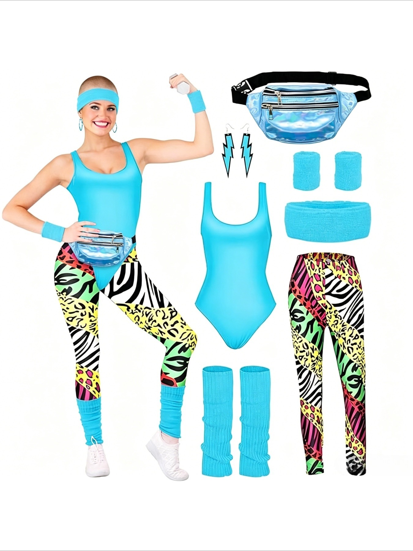 Men's and Women's Disco 80s Re - Women'S Accessories In The 80S recension och pris