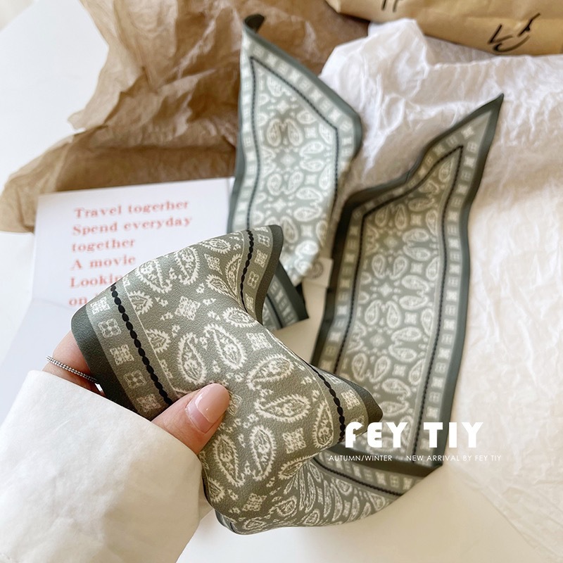 Set Series Silk Satin Scarf Wo - Women'S Accessories For Neck recension och pris
