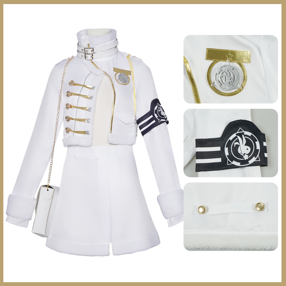 Anime Game Youk Blanc Cosplay  - Women'S Accessories For Neck recension och pris