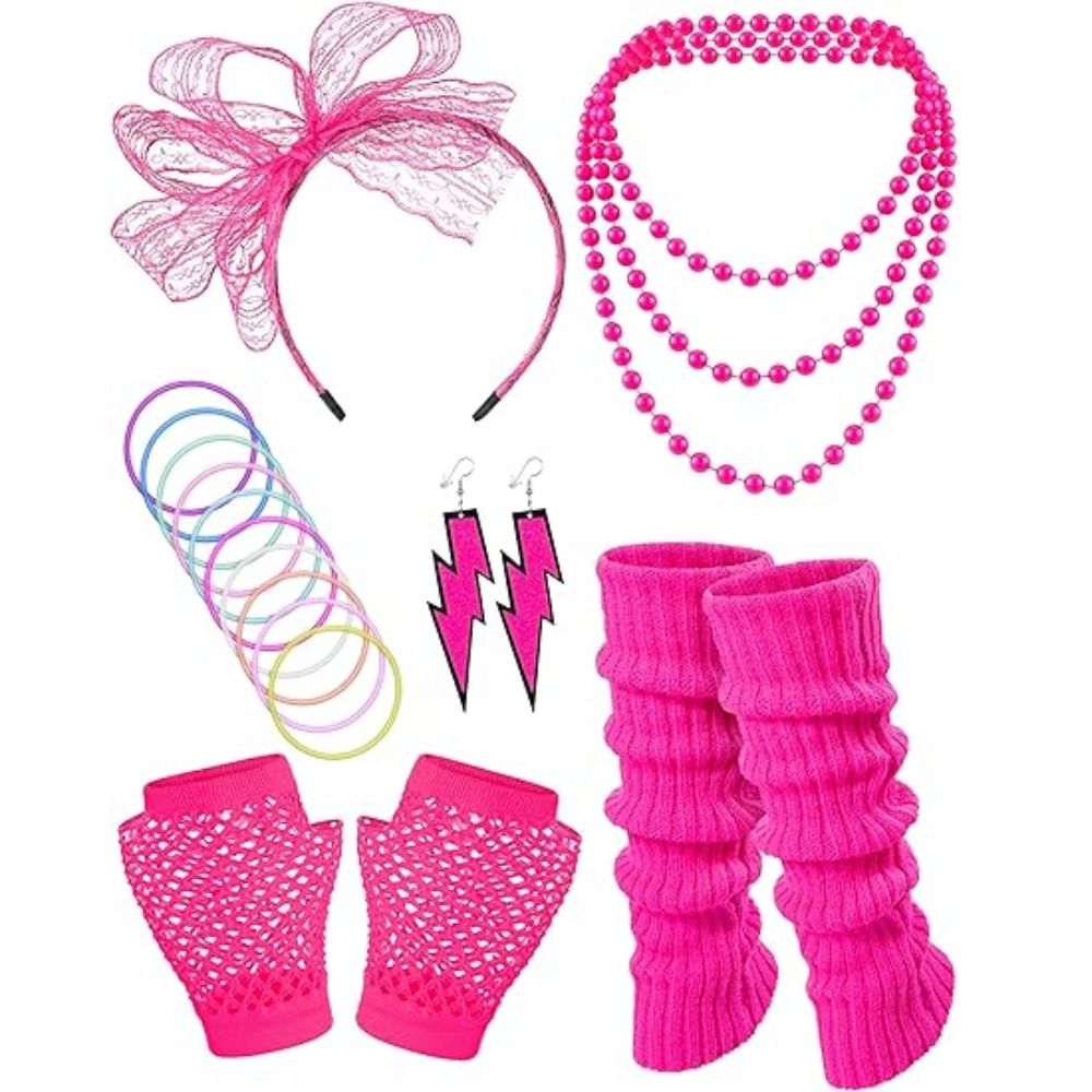 80s Costume Accessories Hologr - Women'S Accessories In The 80S recension och pris