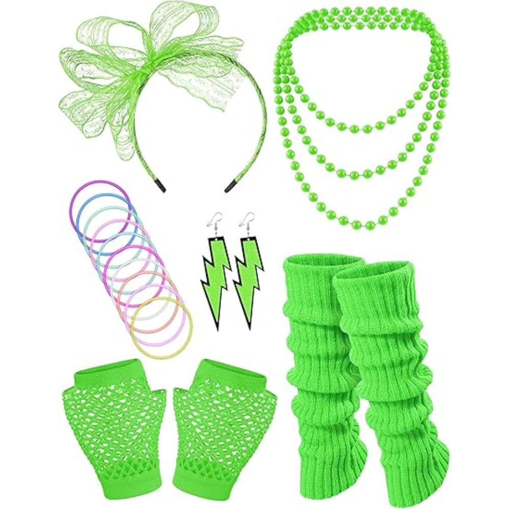 80s Costume Accessories Hologr - Women'S Accessories In The 80S recension och pris