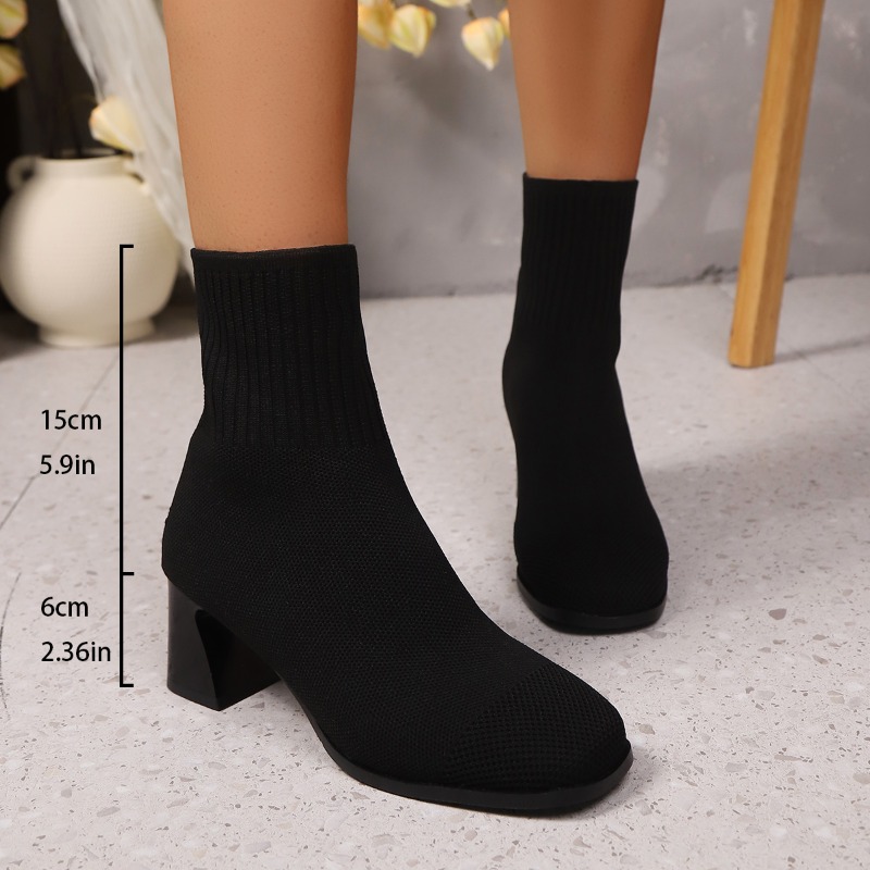 Women's Ankle Boots Knitted He - Women'S Ankle Accessories recension och pris