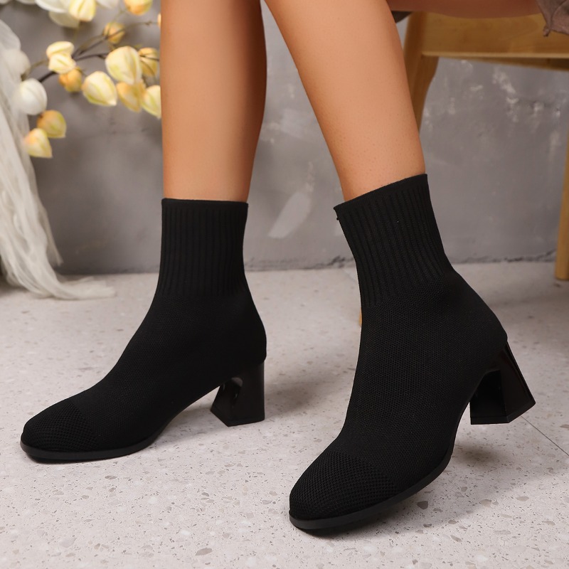 Women's Ankle Boots Knitted He - Women'S Ankle Accessories recension och pris