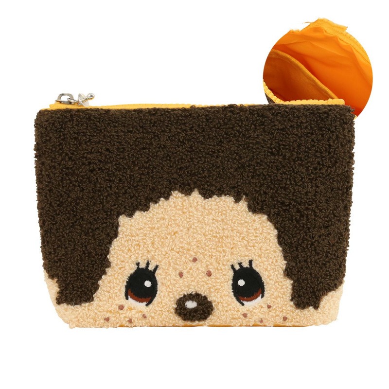 Cute Monchhichi Embroidered Zi - Women Accessories Organizer recension och pris