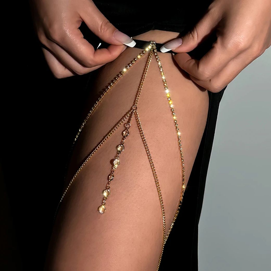 Sexy Shiny Crystal Multilayer  - Women Accessories Dropshipping recension och pris