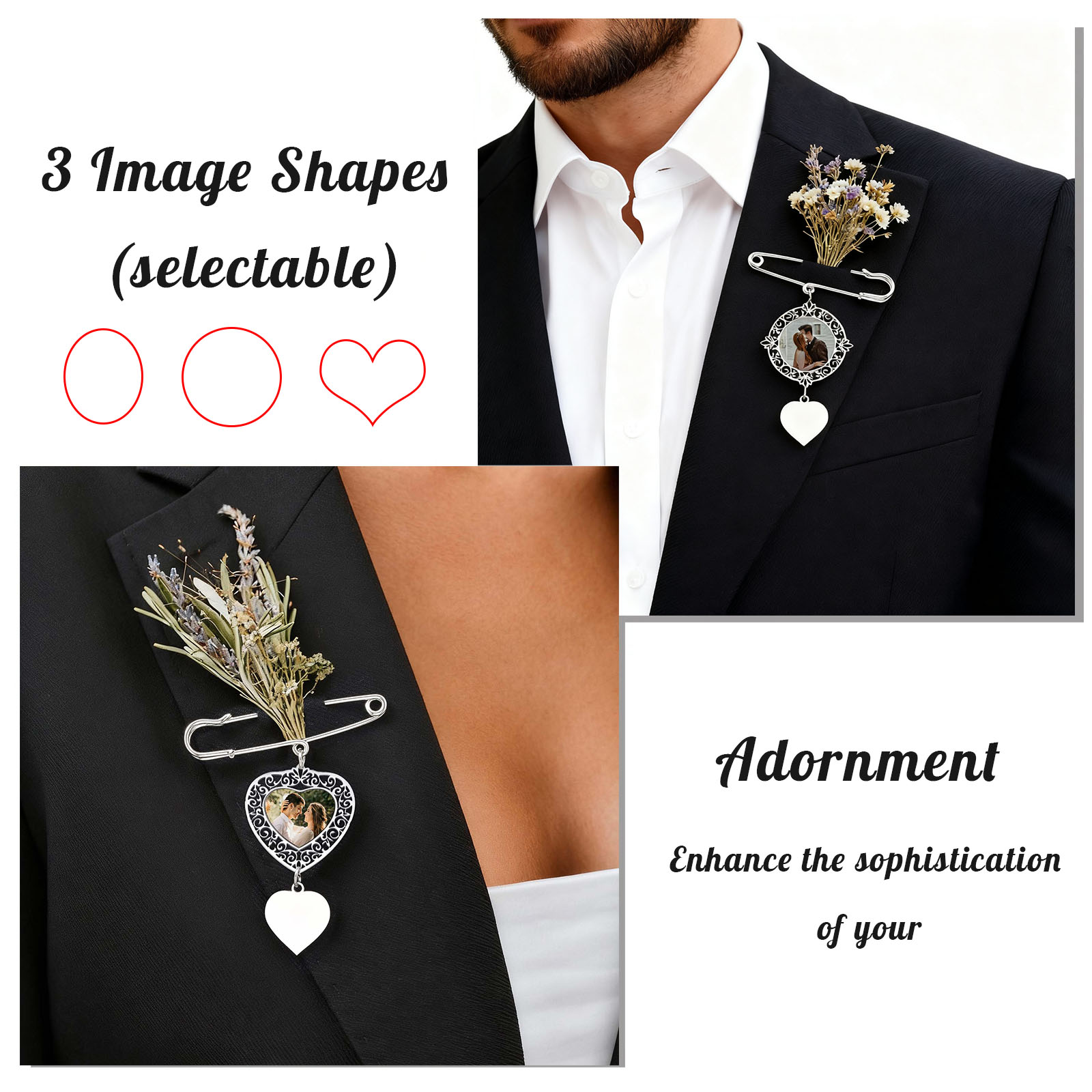 Custom Picture Badge Brooches  - Women Accessories Images recension och pris