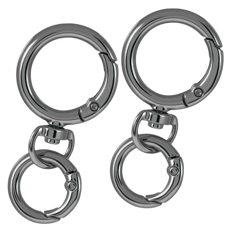 2Sets Round Spring Snap Carabi - Women'S Accessories Handbags recension och pris