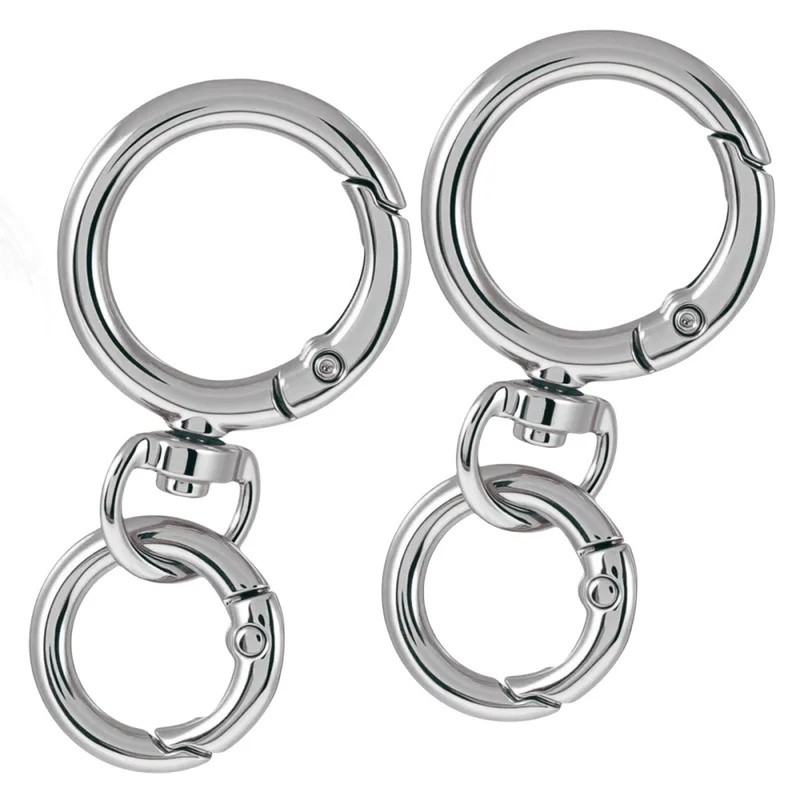 2Sets Round Spring Snap Carabi - Women'S Accessories Handbags recension och pris