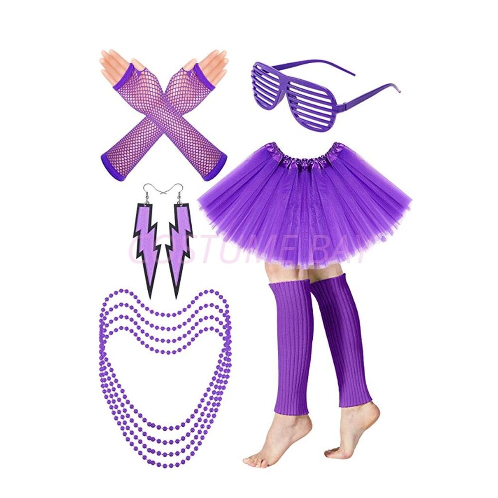 PESENAR Womens Neon 80s Tutu S - Women'S Accessories In The 80S recension och pris