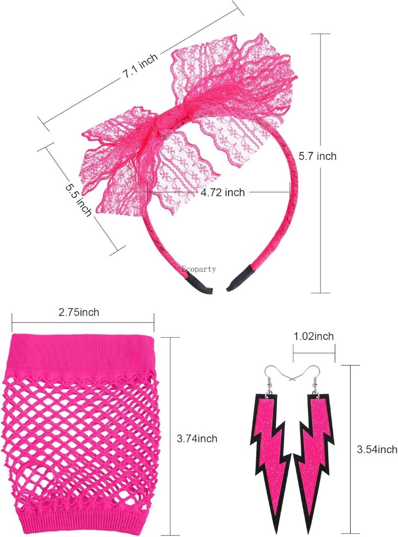 Blulu 80s Accessories for Wome - Women'S Accessories In The 80S recension och pris