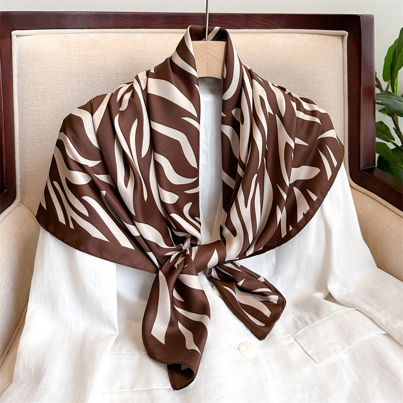 New Twill Satin Scarf 90cm, Wo - Women'S Accessories For Neck recension och pris