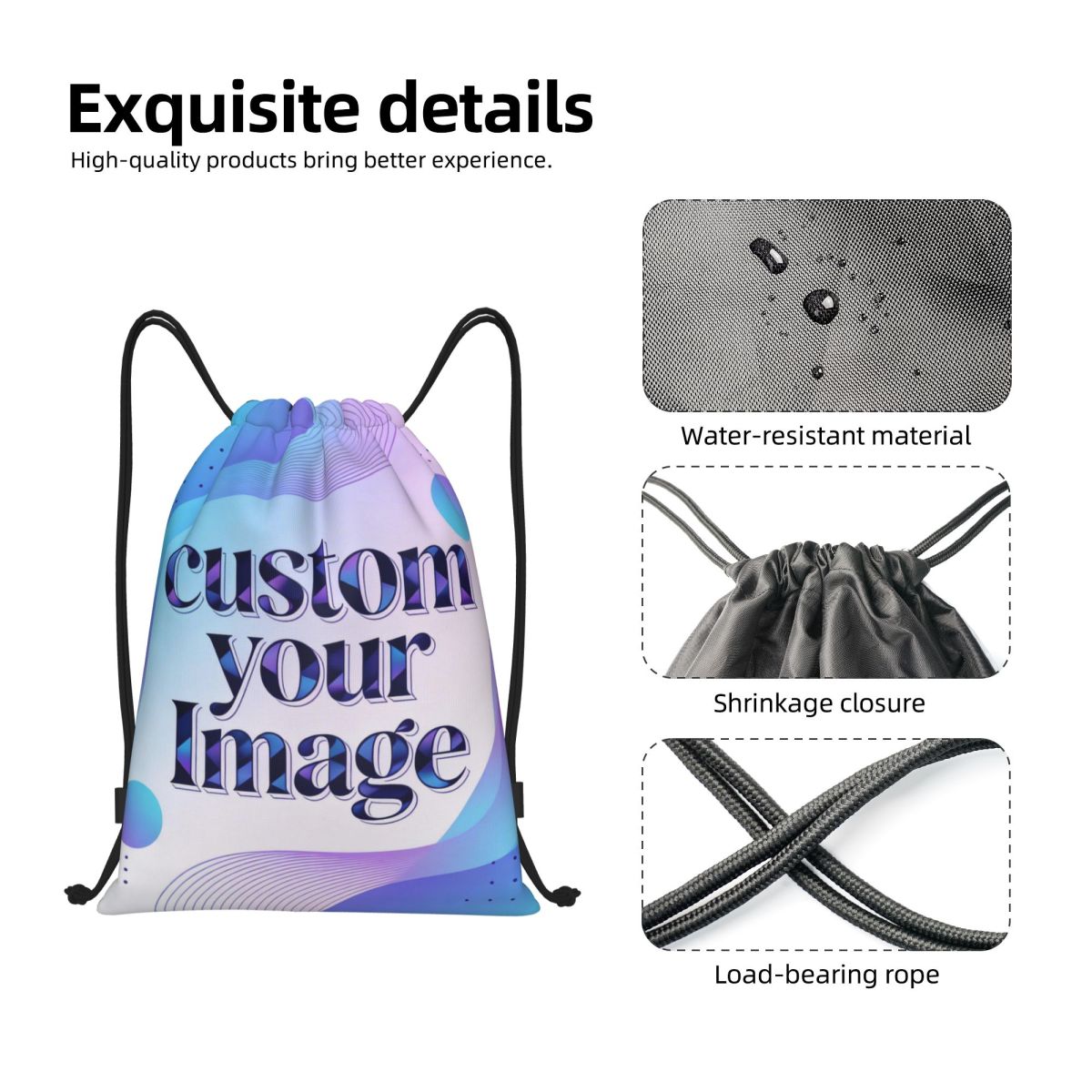 Custom Your Photo Logo Text Dr - Women Accessories Images recension och pris