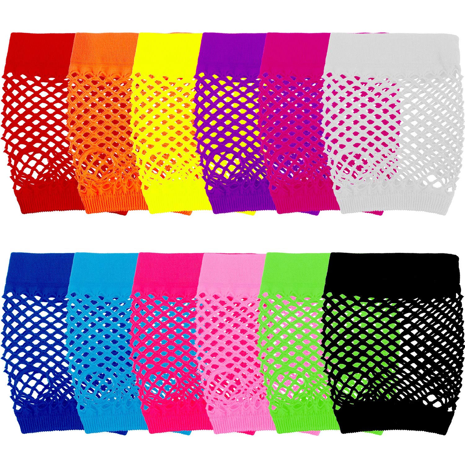 24 Pairs Fingerless Fishnet Ne - Women'S Accessories In The 80S recension och pris