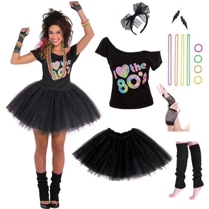 Women's 80s Costumes with Acce - Women'S Accessories In The 80S recension och pris