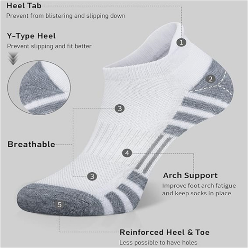 6/24 Pairs Cushioned Breathabl - Women'S Ankle Accessories recension och pris