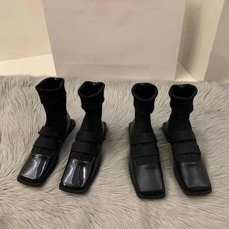 British style square knitted s - Women'S Ankle Accessories recension och pris