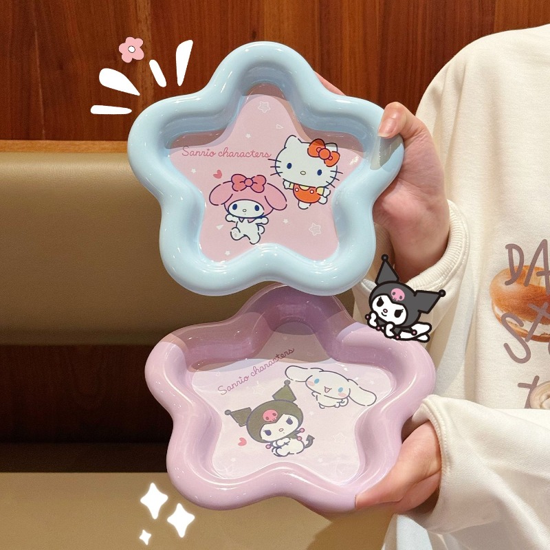 Cartoon Cat Print Ceramic Dinn - Women Kitchen Accessories recension och pris
