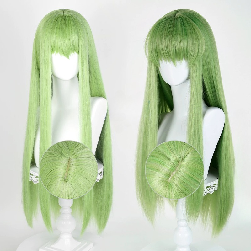 Anime CC Cosplay Green Wig Lon - Women Accessories Wholesale recension och pris