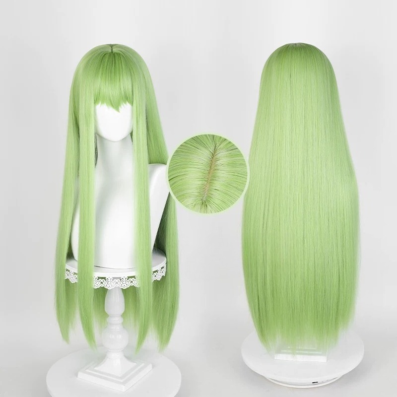 Anime CC Cosplay Green Wig Lon - Women Accessories Wholesale recension och pris