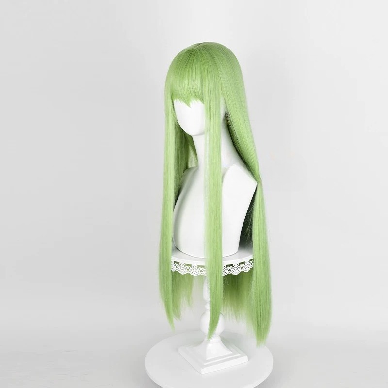 Anime CC Cosplay Green Wig Lon - Women Accessories Wholesale recension och pris