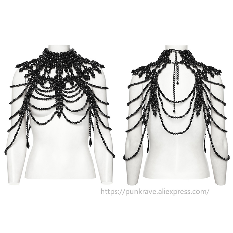 PUNK RAVE Women's Gothic Skull - Women'S Accessories For Neck recension och pris