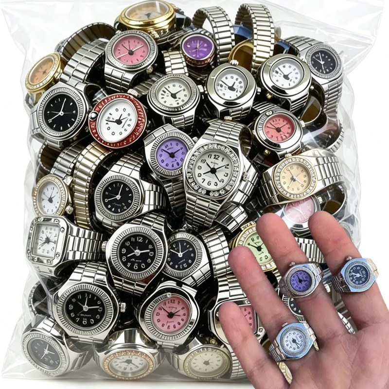 Retro Watch Ring Y2K Punk Quar - Women'S Accessories In The 80S recension och pris