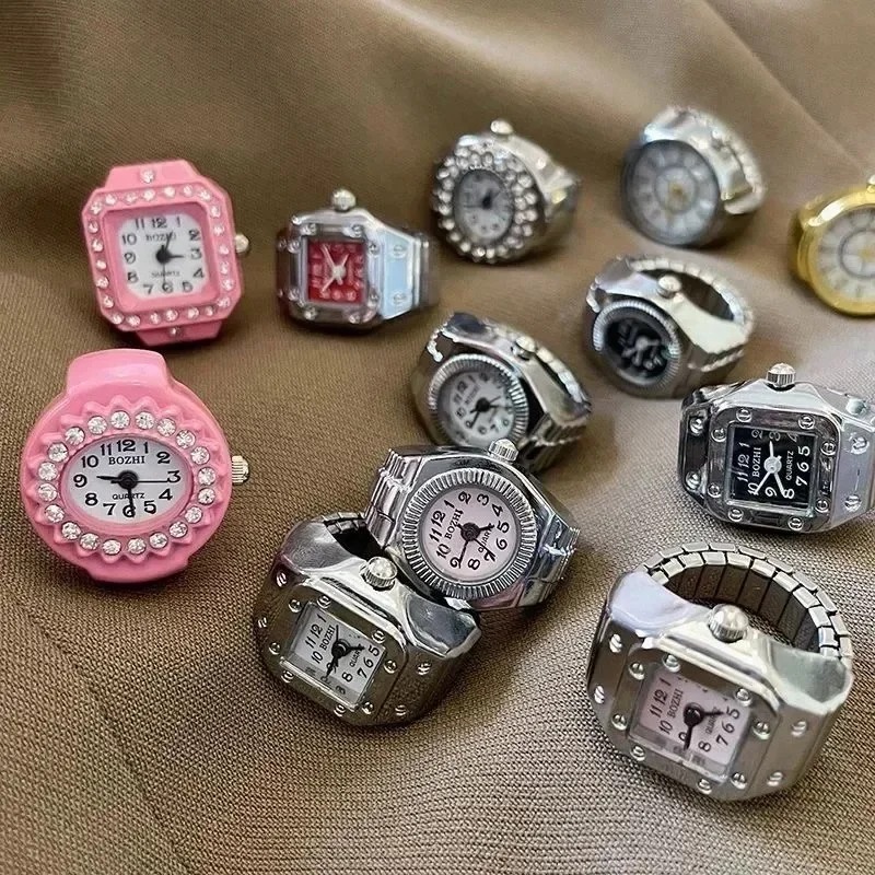 Retro Watch Ring Y2K Punk Quar - Women'S Accessories In The 80S recension och pris