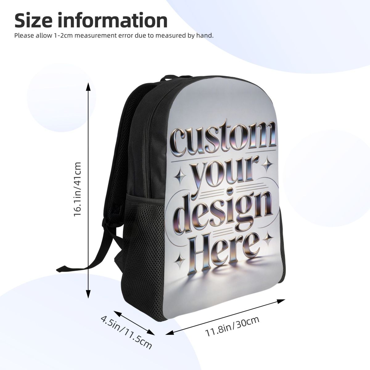 Custom Your Photo Logo Text Ba - Women Accessories Images recension och pris
