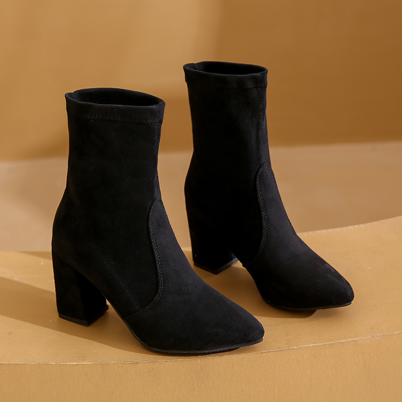 Winter new style chunky heel f - Women'S Ankle Accessories recension och pris
