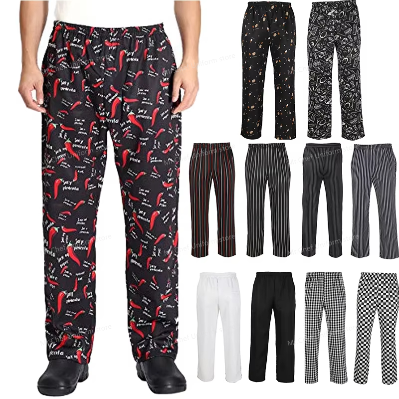 Chef Pants for Men Restaurant  - Women Kitchen Accessories recension och pris