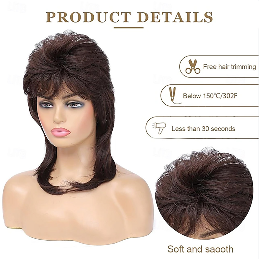 HAIRJOY Synthetic Hair Mullet  - Women'S Accessories In The 80S recension och pris