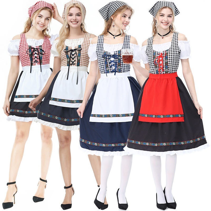 German Bavarian Dirndl Costume - Women'S Vacation Accessories recension och pris
