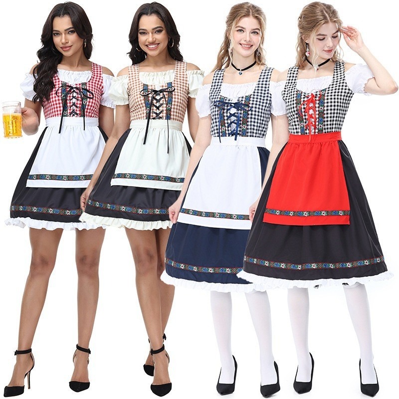 German Bavarian Dirndl Costume - Women'S Vacation Accessories recension och pris