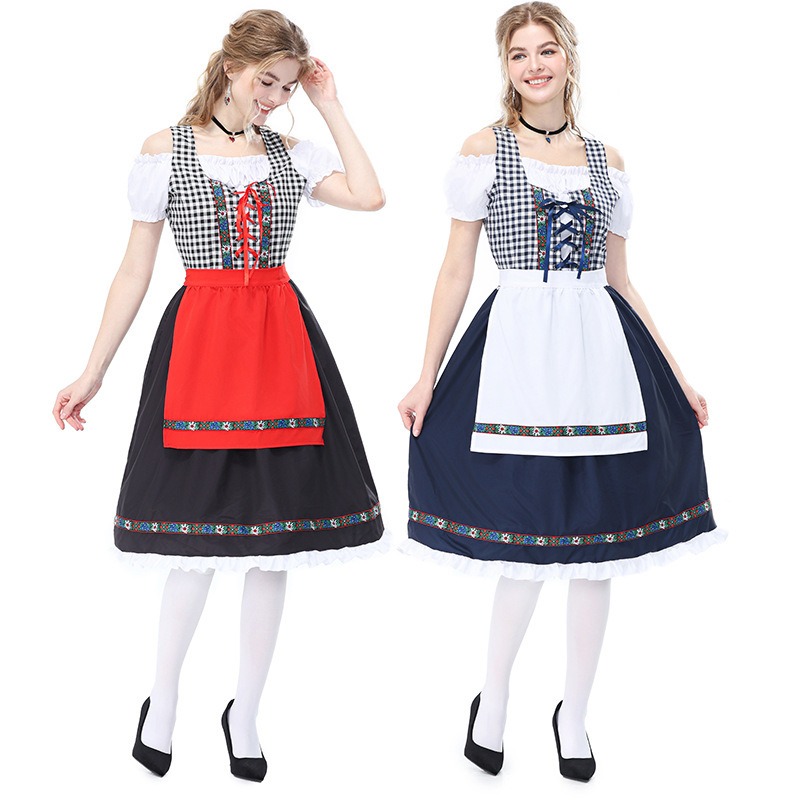 German Bavarian Dirndl Costume - Women'S Vacation Accessories recension och pris