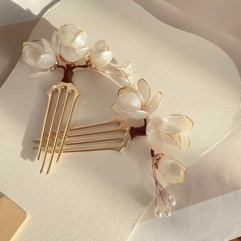 Chinese Style Shell Magnolia F - Women Accessories Wholesale recension och pris