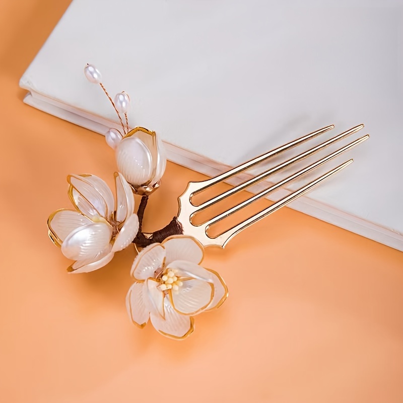 Chinese Style Shell Magnolia F - Women Accessories Wholesale recension och pris